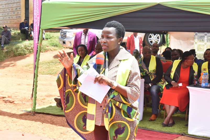 PS, MSMEs delivering speech during Annual vikundi and biashara event