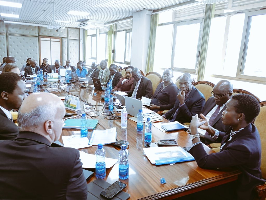 Delegetion from State departments of MSMEs development, Youth and Labor discussing NYOTA project  