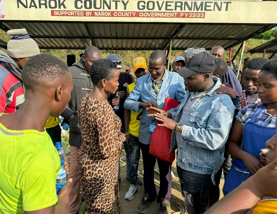 PS MSME Development engaging with traders at Narok County