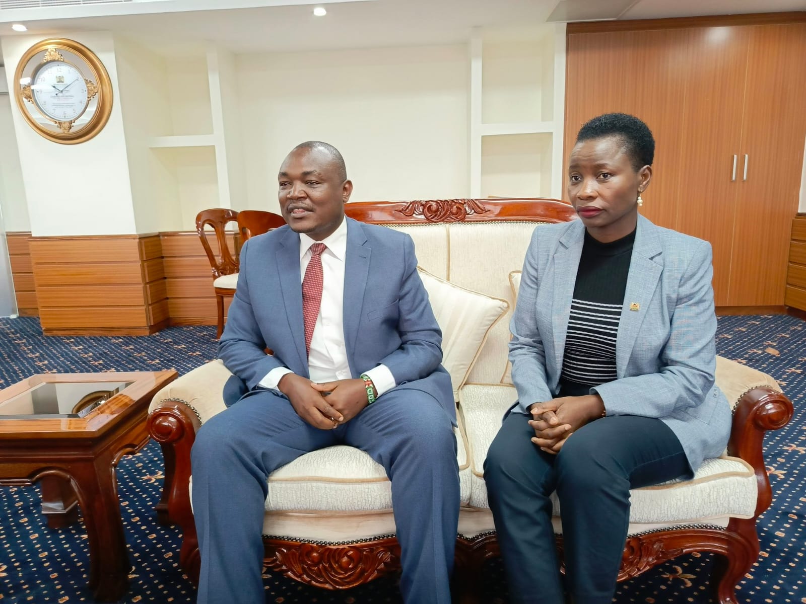 PS during discussions on Management of Lake Victoria North Water Works Development Agency