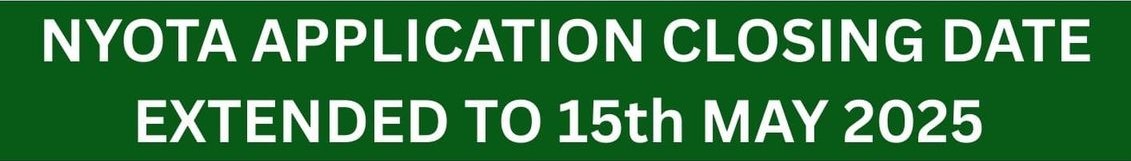 Extension of NYOTA Application Closing Date