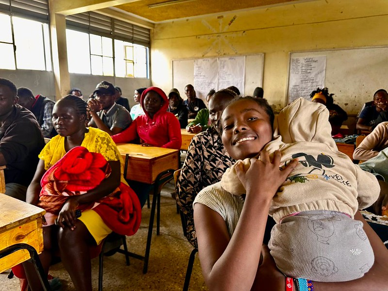 Youth participating in the Business Training Initiative