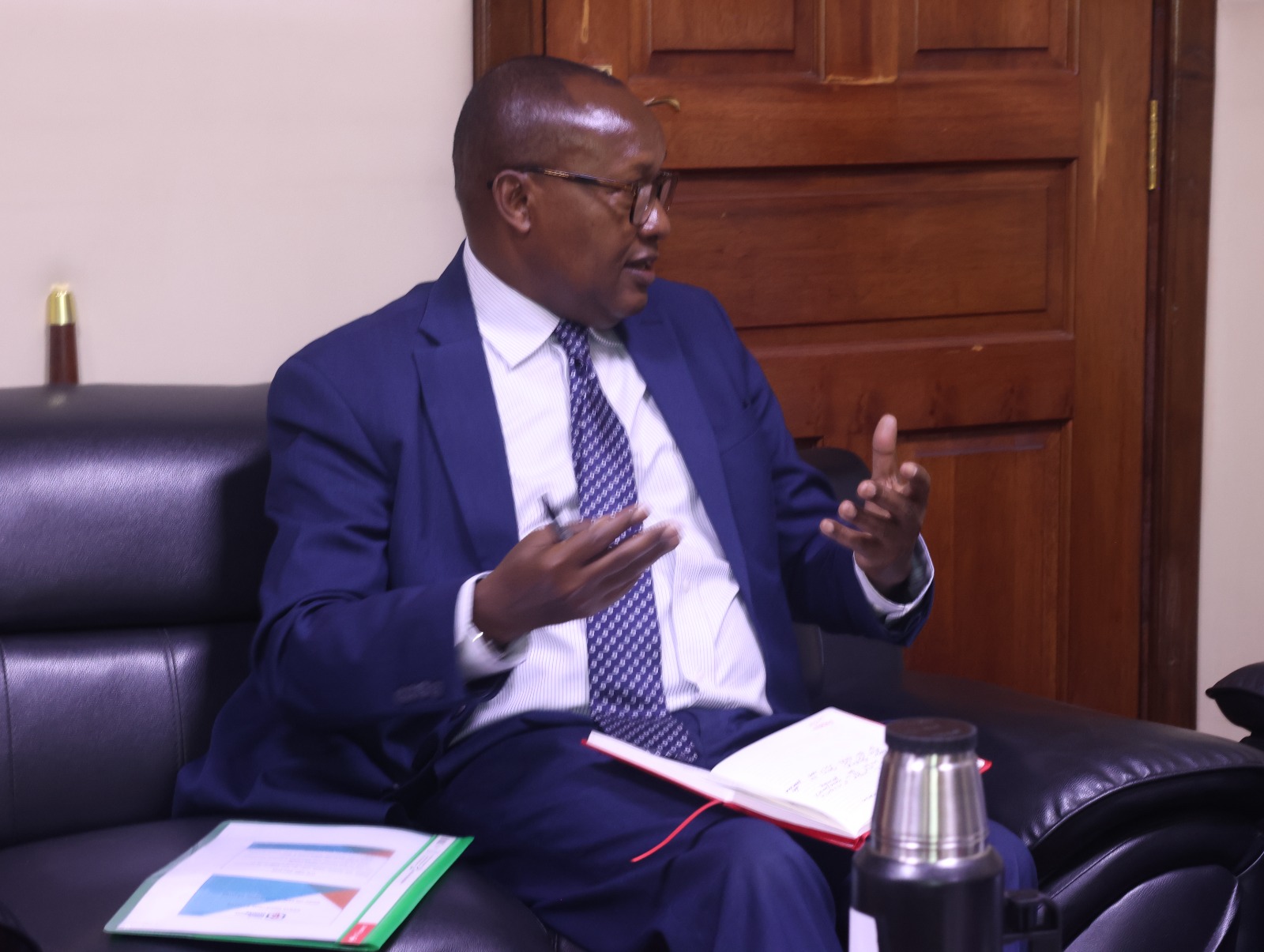 Ag. CEO CPA Charles Mativo during delibarations on economic growth with a particular focus on MSMEs 