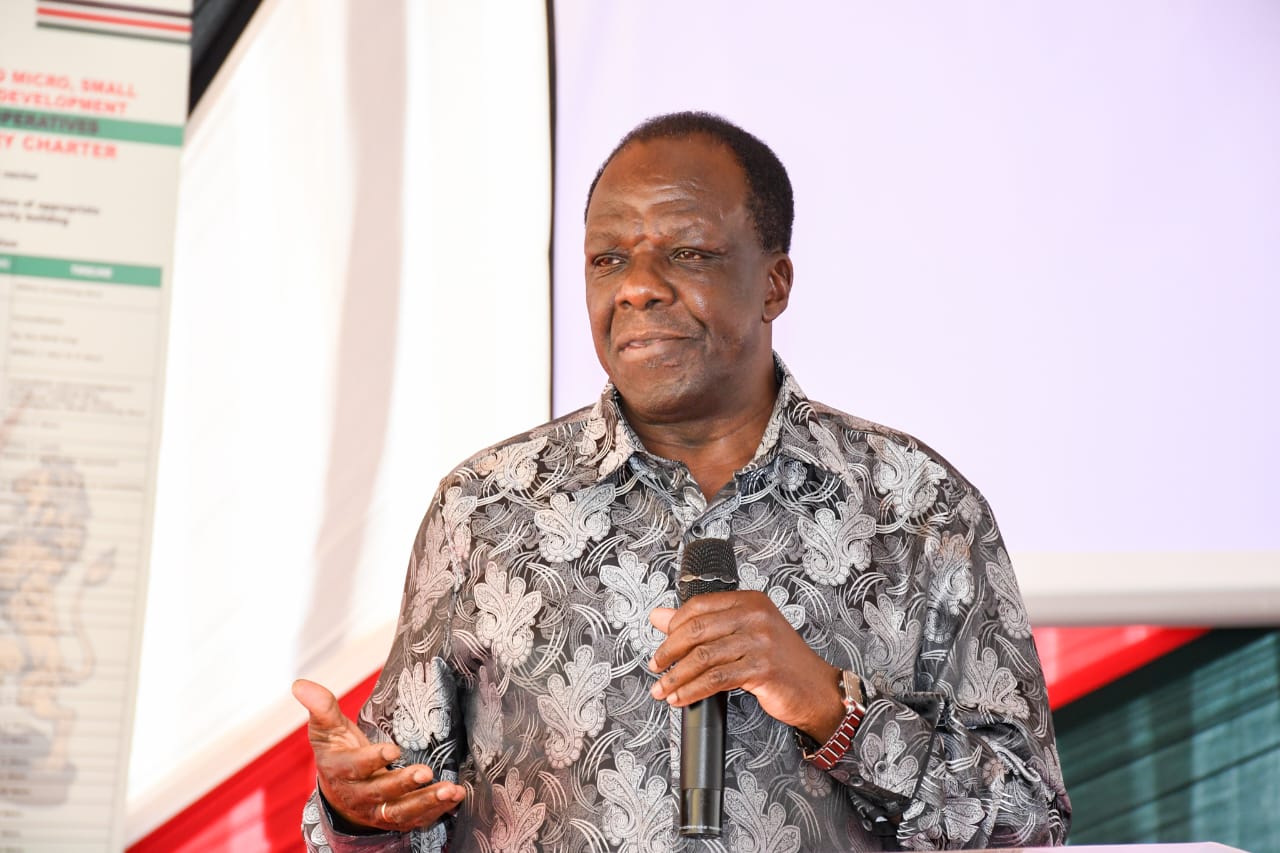 CS Co-operatives & MSMEs Development FCPA, Hon.  Dr. Wycliffe A. Oparanya, EGH