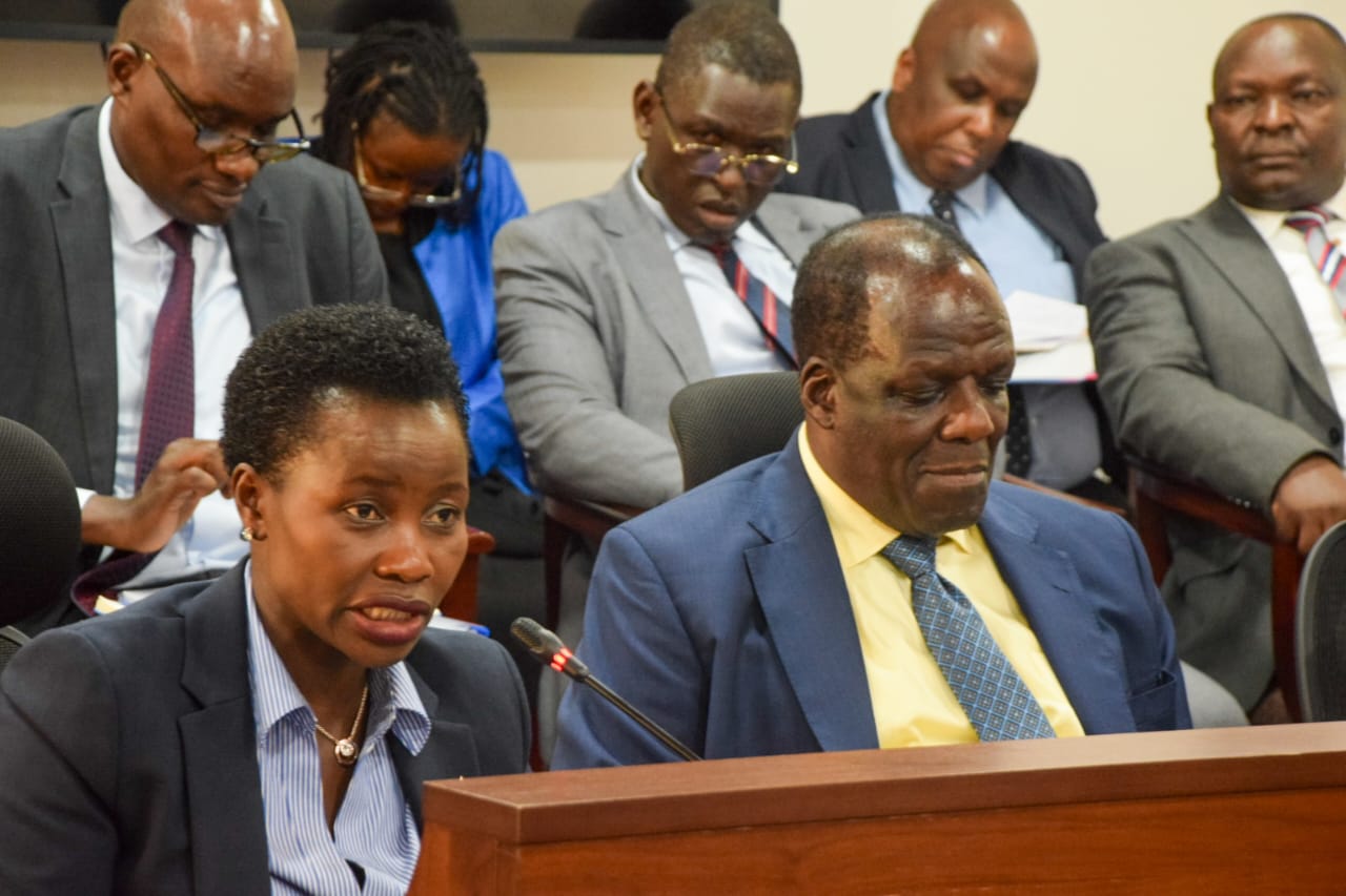 CS. Wycliffe Oparanya alongside PS. Susan Mang'eni