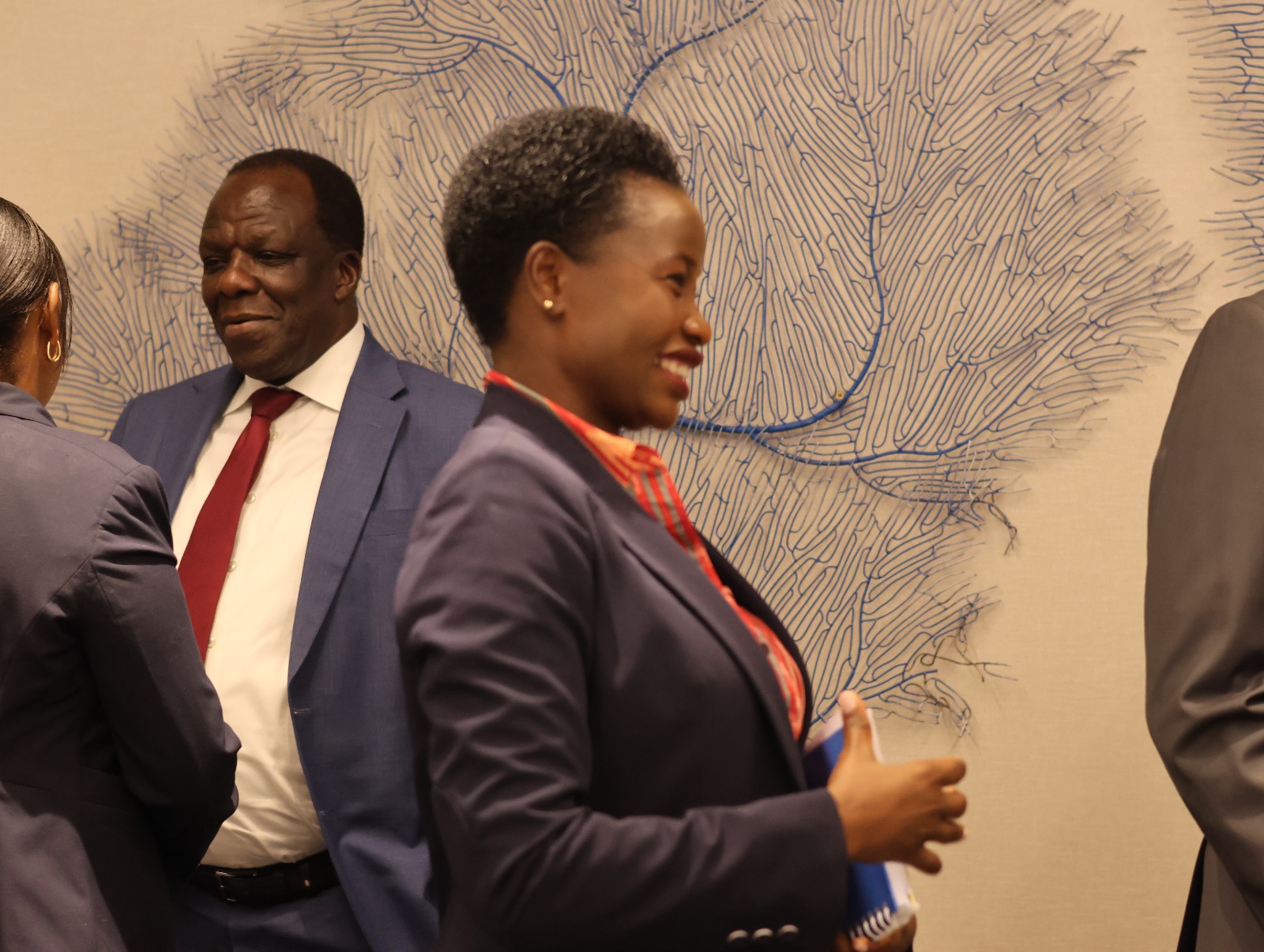 Cabinet secretary Wycliffe Oparanya and MSMES Development PS Susan Mang'eni