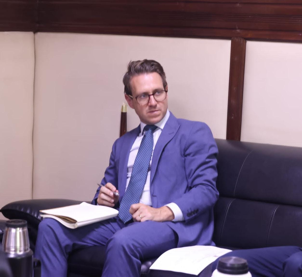 Delegate present from the Deputy High Commissioner's Office during delibarations on strengthening UK-Kenya ties