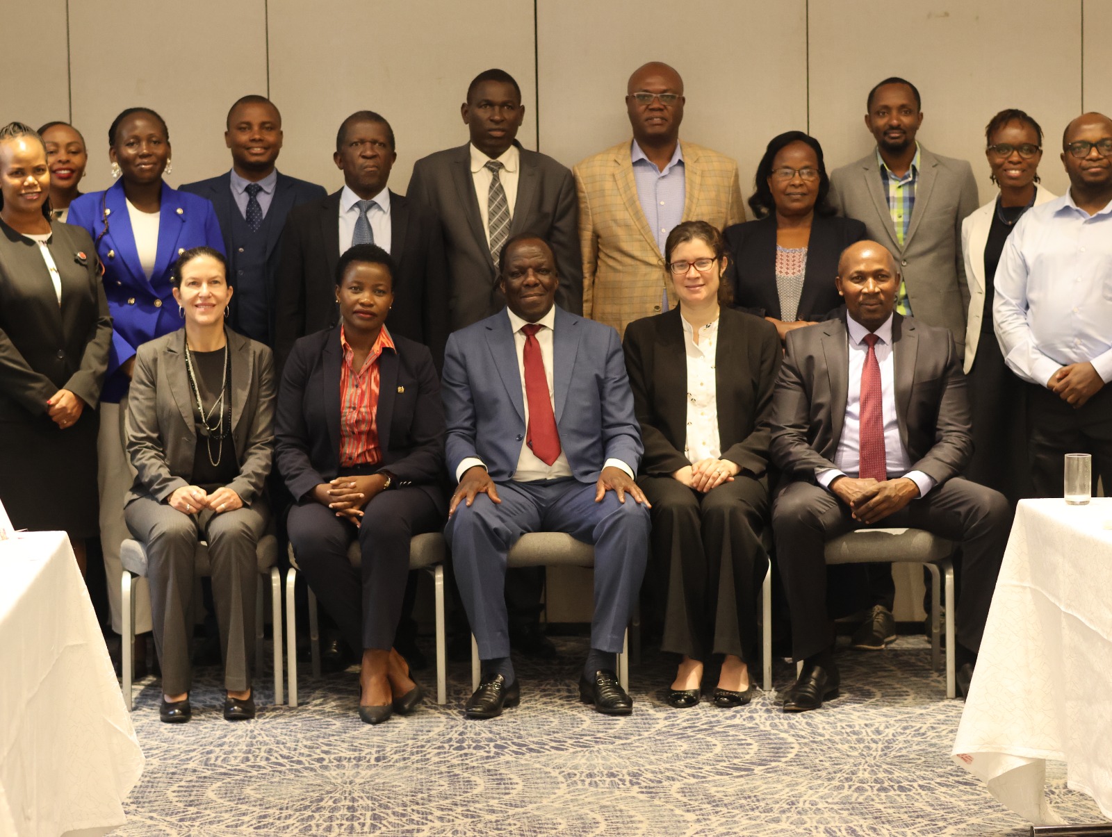 Delegation at the strategic partnership meeting between the ministry and members of Agriculture and Rural Development partners Group (ARDPG)
