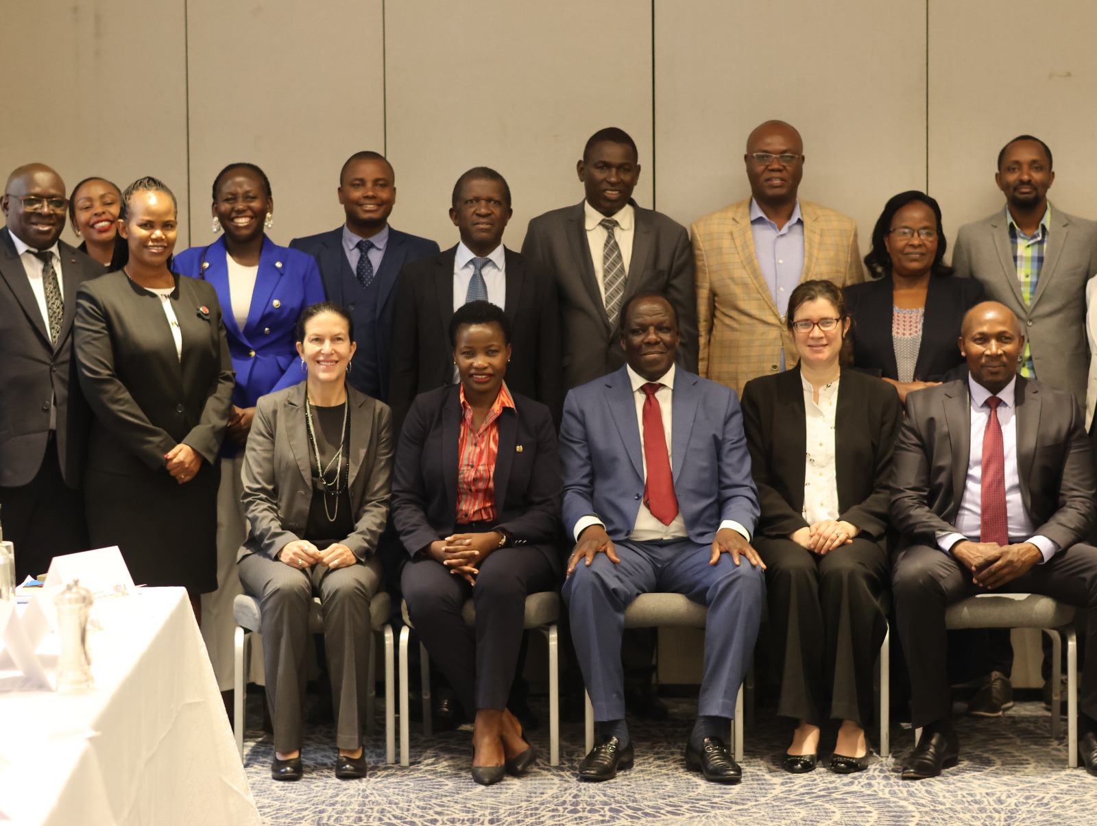 Delegation present at the strategic partnership meeting between the ministry and members of Agriculture and Rural Development partners Group (ARDPG)