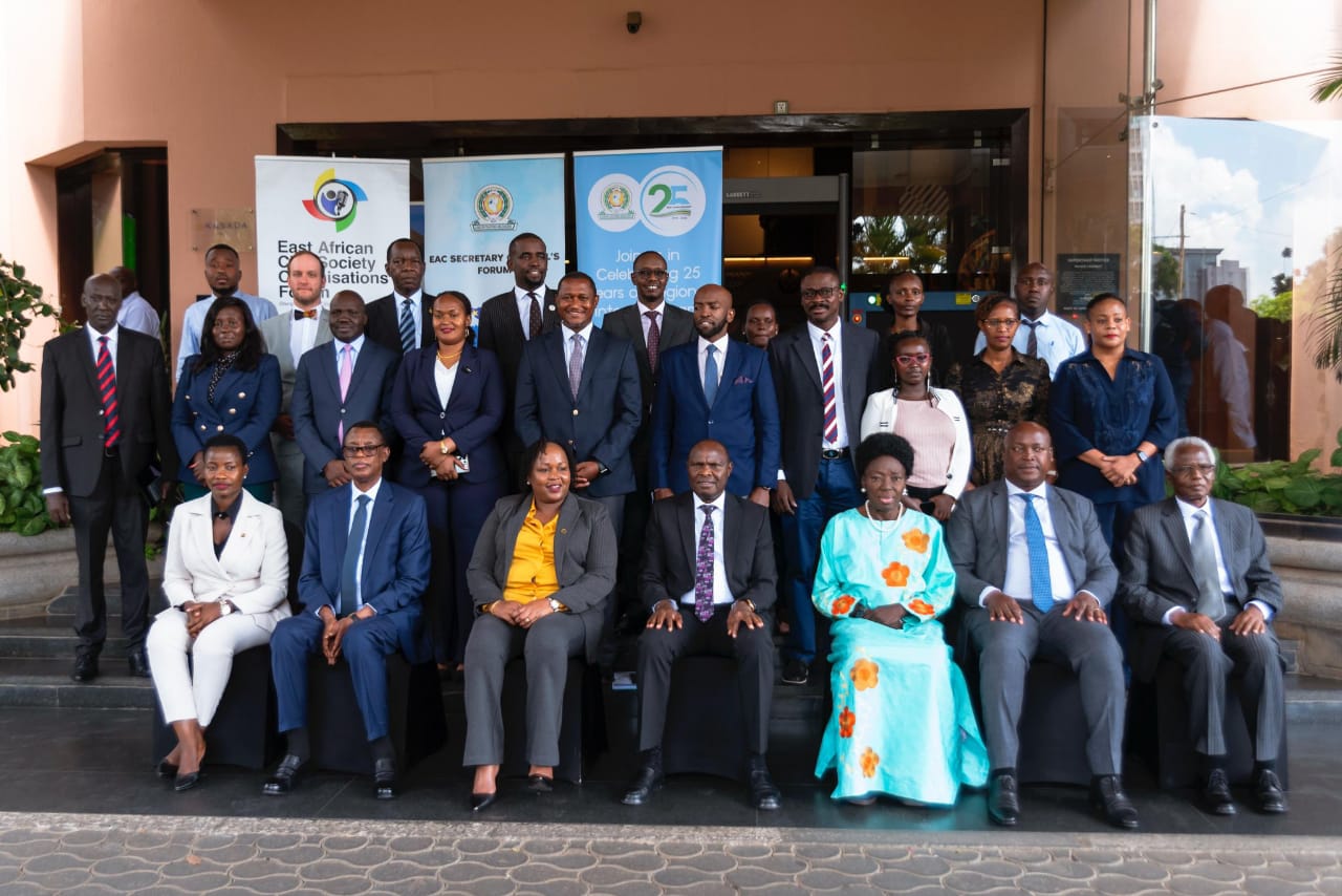 Dignitaries present at the 7th East African Community Forum