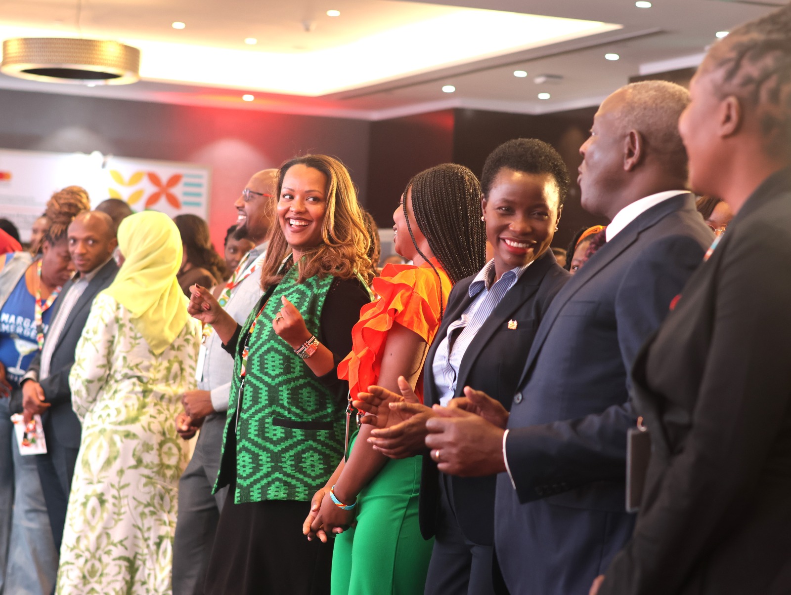 Dignitaries present at the Mastercard Foundation Event