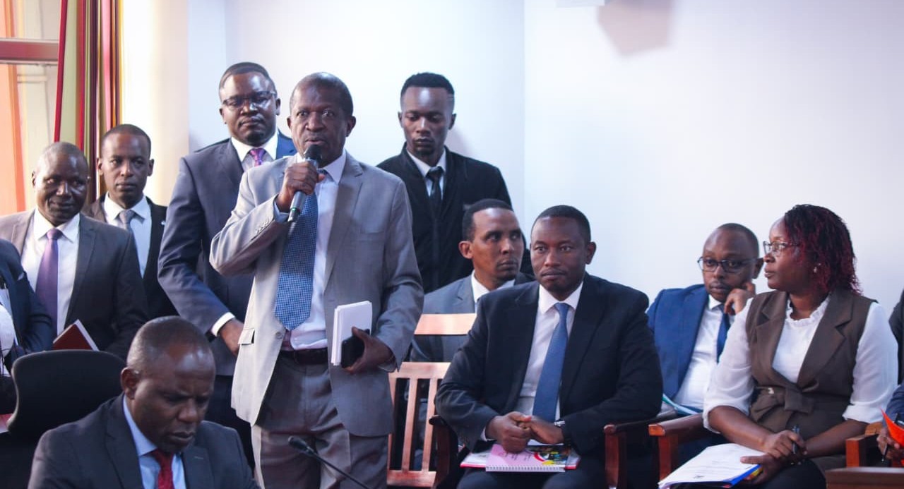 Dignitaries present at the present the Budget Estimates for the next Financial Year