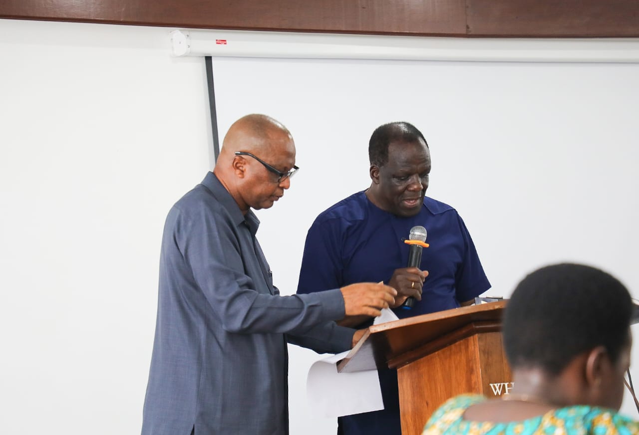 Hon. Wycliffe A. Oparanya, FCPA, EGH delivers speech at the Induction Retreat  for the Senate Standing Committee on Trade, Industrialization, and Tourism
