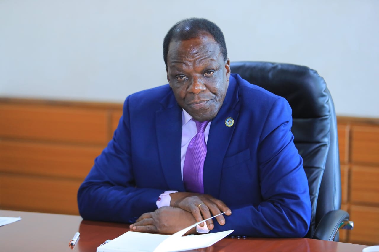 Hon. Wycliffe A. Oparanya, FCPA, EGH leads engagement with a team from the Intergovernmental relations technical committee