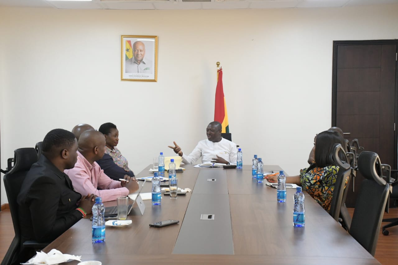 Delegation from the State Department MSMEs Development led by the PS alongside Ghanaian High Commissioner and team