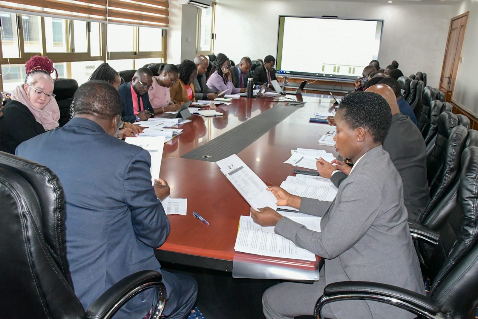 Multisectoral team led by CS alongside PS MSME during discussions regarding MSME Connect Kenya