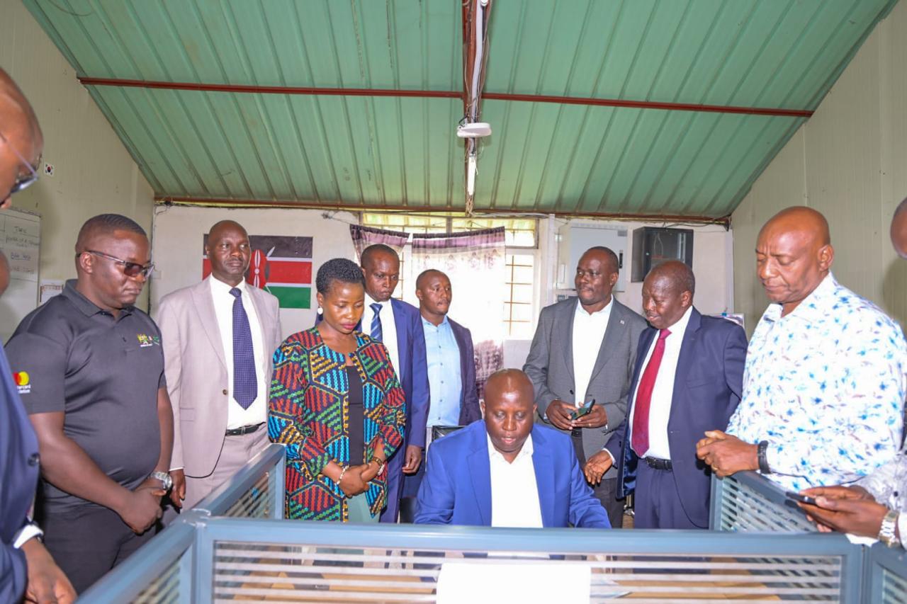 PS Hon. John Tanui , PS MSME among other dignitaries at the Baringo County ICT