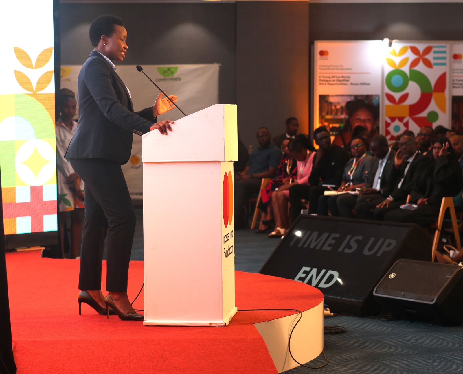 PS MSMEs Development at the Young Africa Works Dialogue Series organized by the Mastercard Foundation