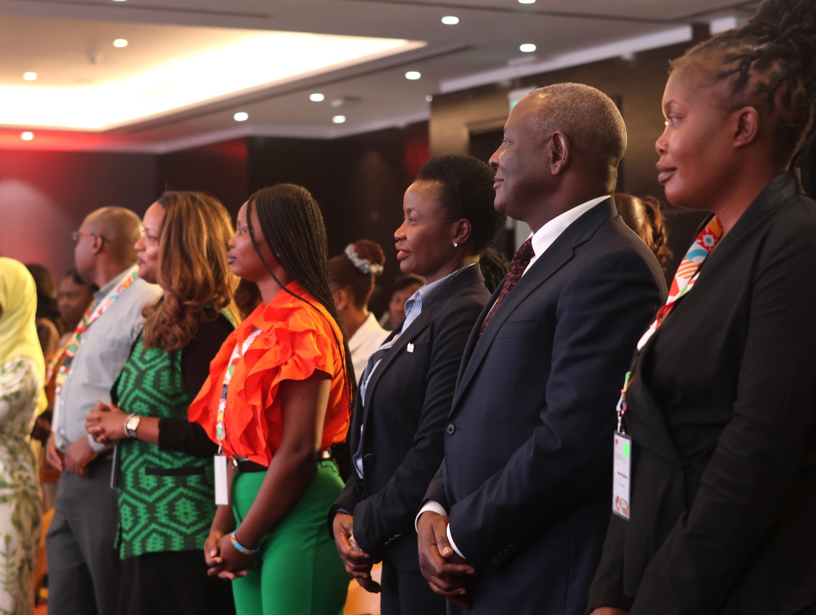 Dignitaries present at the Mastercard Foundation Event