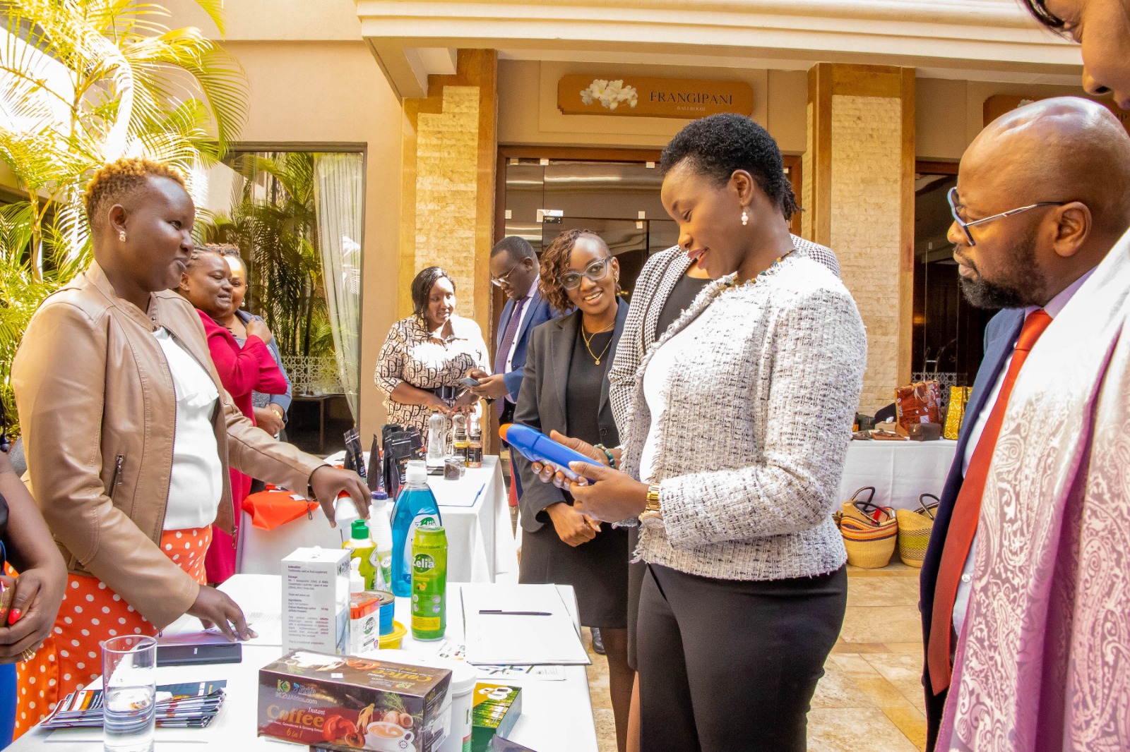 PS MSMEs tours MSMEs stands at the ABSA Event