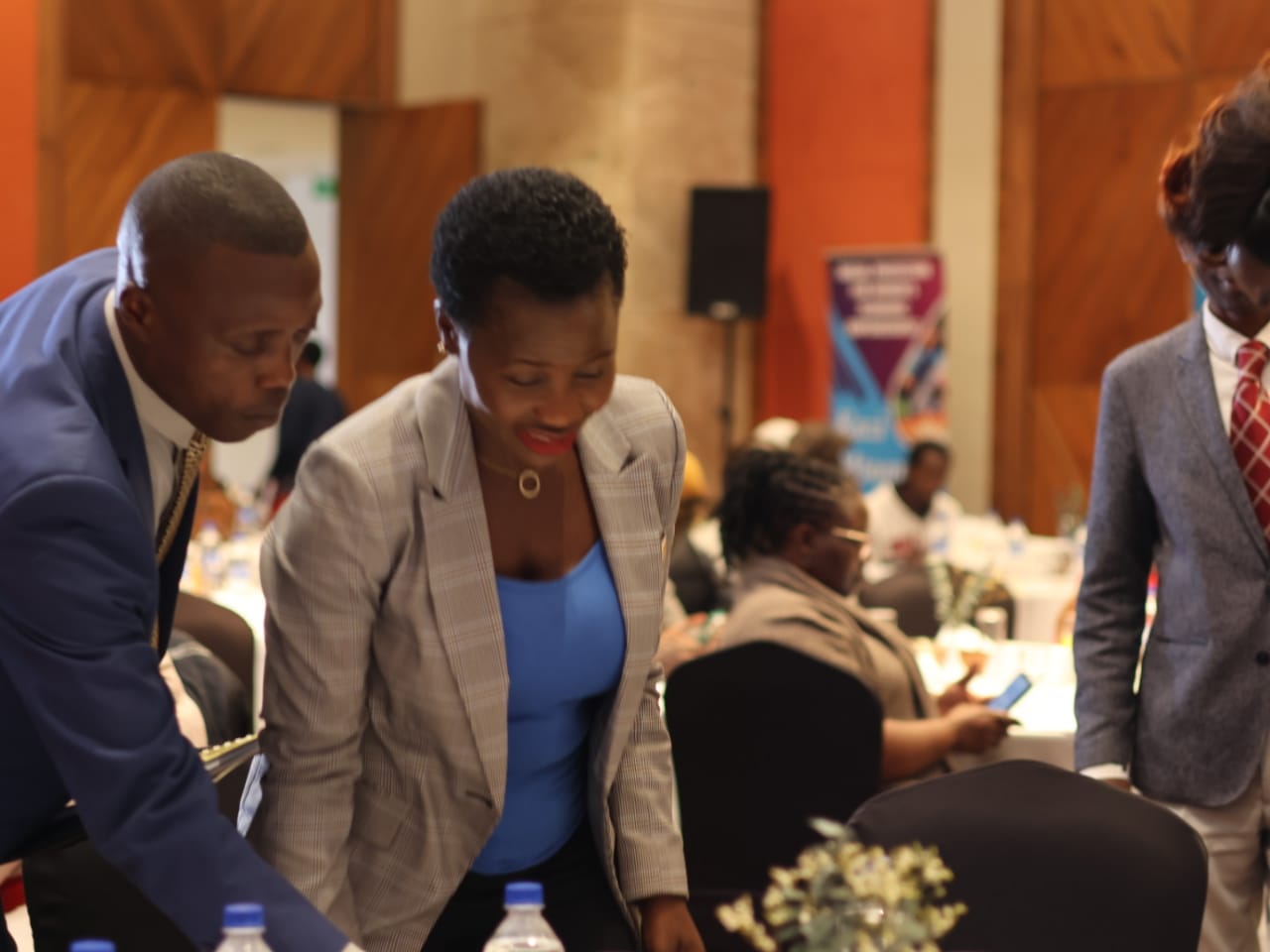Principal Secretary Hon. Susan Mang'eni arrives at the Women's Economic Forum Kenya 2025