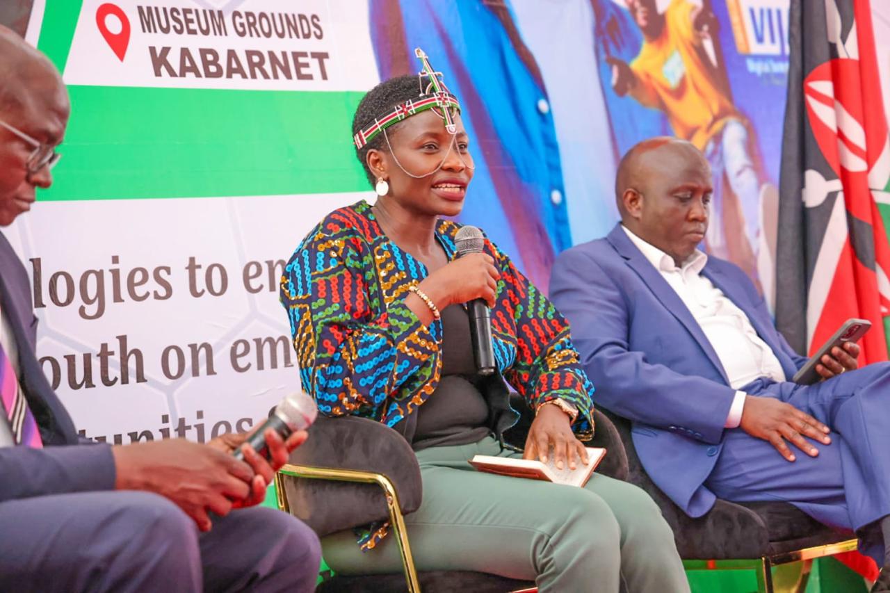 PS Susan Mang'eni speaks at the Forum