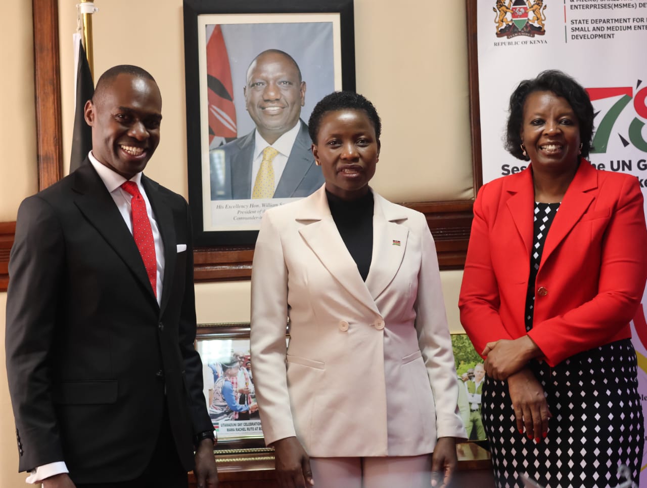 PS meets Co-operatives University of Kenya newly appointed leadership