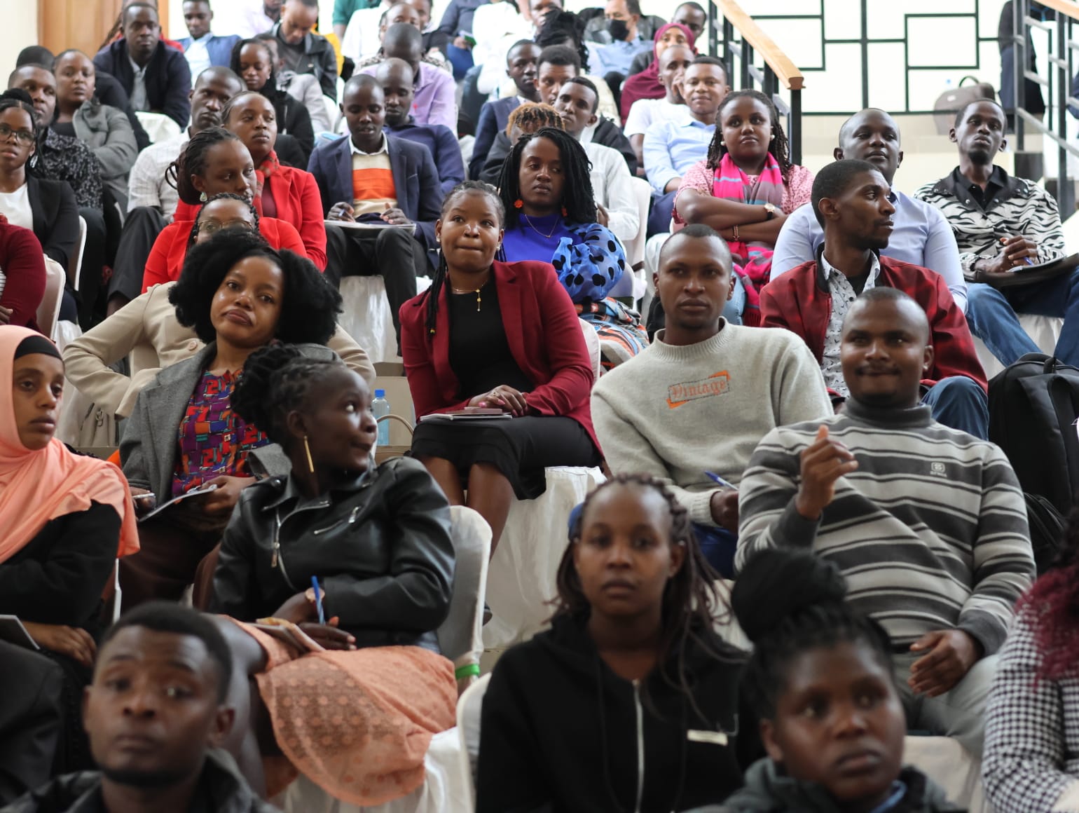 Part of the 160 interns deployed to Uwezo Fund