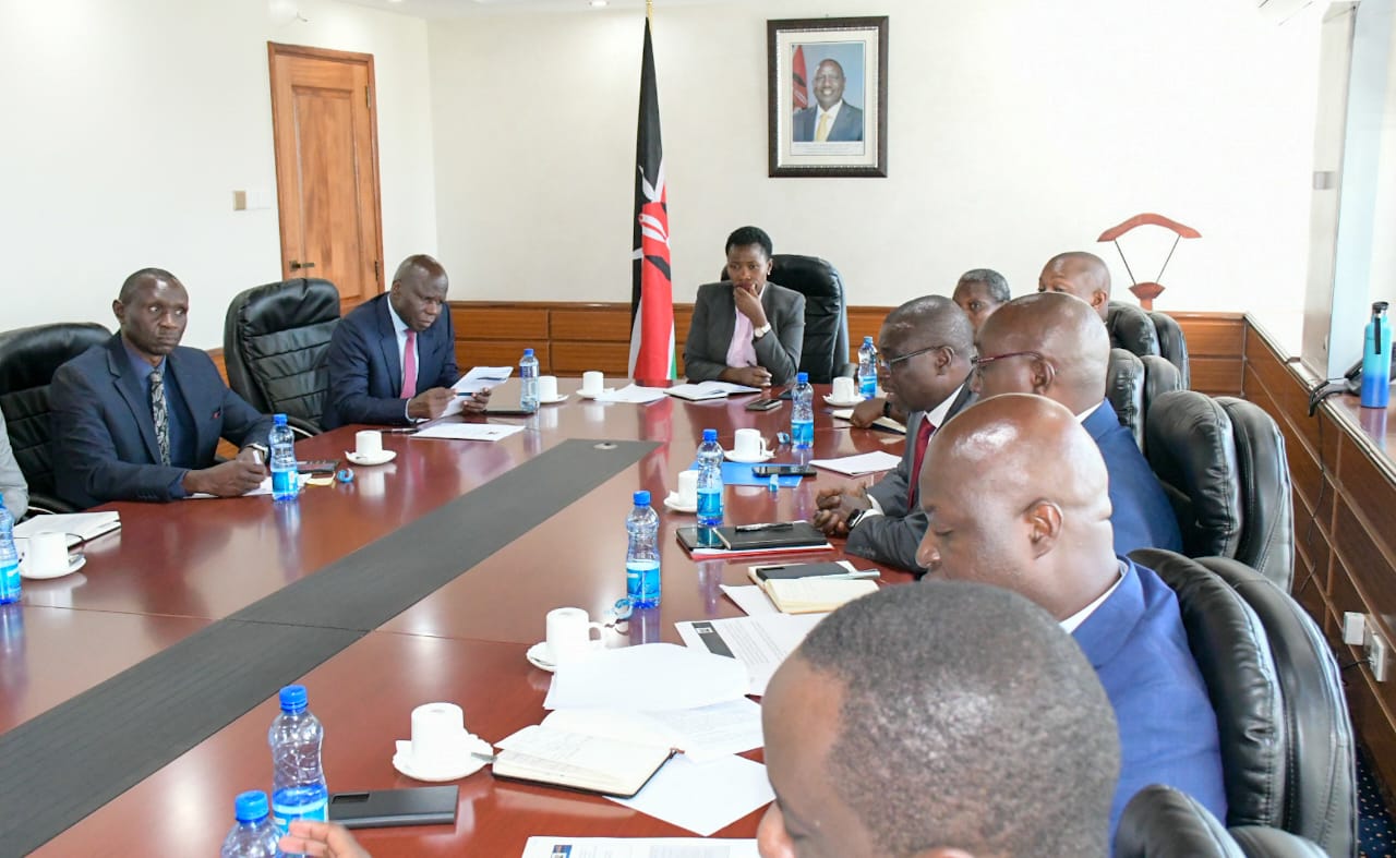 Stakeholders present at the KNBS conulstative meeting