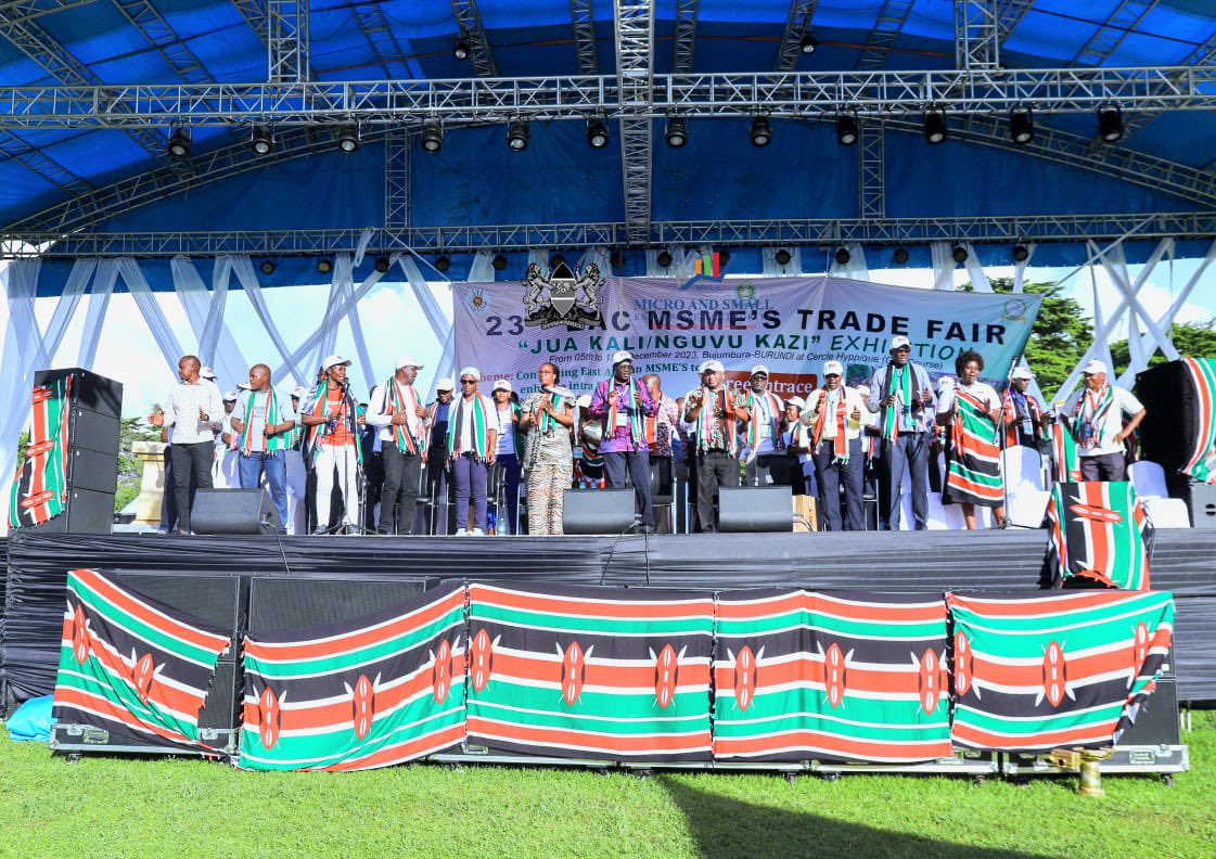 Stage at EAC MSME Trade Fair