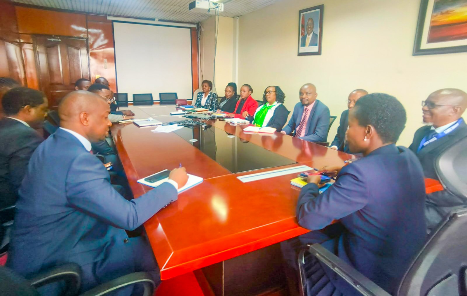 Technical members present during the group loan re-engineering meeting