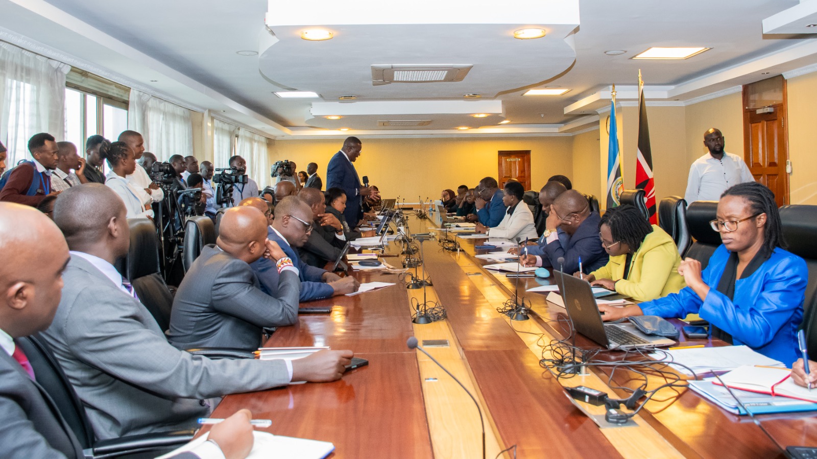 Various Stakeholders present during the  performance and delivery management meeting