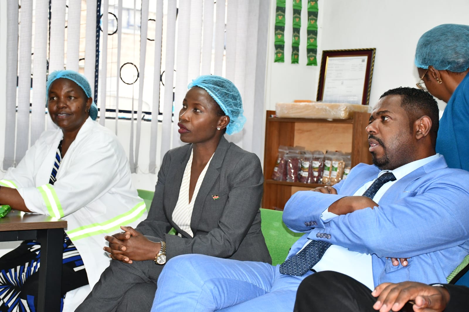 PS Hon. Susan Mang'eni and PS Hon. Abubakar Hassan at Green Forest Limited