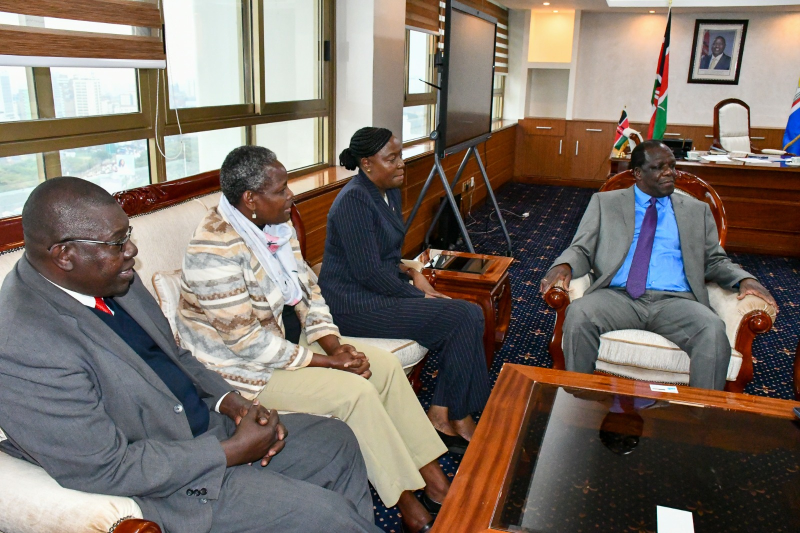 East African Development Bank (EADB) meeting furthed discussed at CS. Hon. Wyclifee Oparanya office