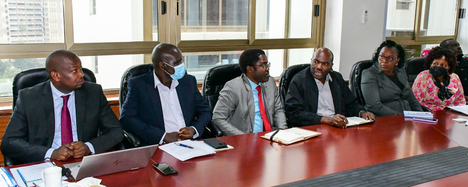 Members present during discussions on delivery on government projects and services