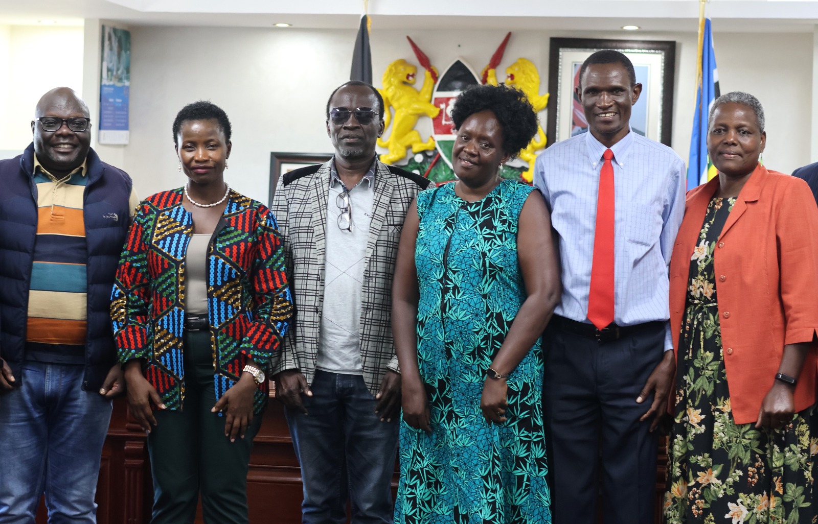 The PS and members of Busia Professional Association