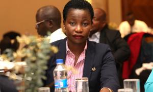 Hon. Susan Mang'eni, CBS at the Kenya Credit Guarantee Scheme