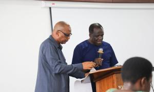 Hon. Wycliffe A. Oparanya, FCPA, EGH delivers speech at the Induction Retreat  for the Senate Standing Committee on Trade, Industrialization, and Tourism
