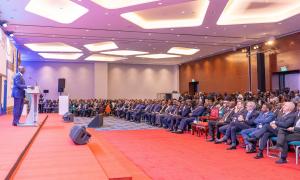 HE. President William Samoei Ruto, CGH delivers speech at the launch of the World Chambers Federation Africa Summit