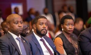 PS. Co-operatives Hon. Patrick Kilemi, PS. Investment Promotion Abubakar Hassan alonside PS. MSMEs Development Hon. Susan Mang'eni