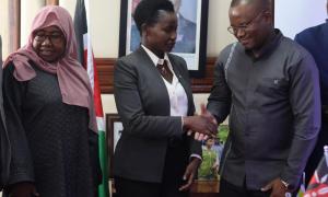 State Department MSMEs Development Leadership alongside representatives from the the United Nations Development Programme (UNDP)