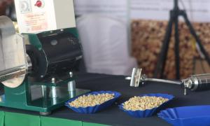 Products displayed at the exhibition