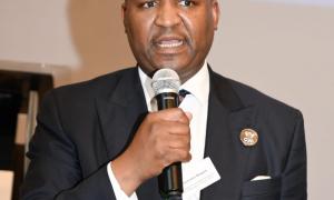 Speaker at the forum