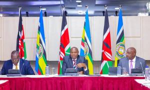 Panel led by Head of Public Service, Felix Koskei on the sixth 2025 Consultative Meeting