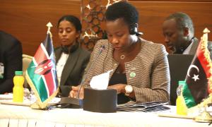 PS MSMEs Development alongside dignitaries present at the Fourth Edition of African Start-ups