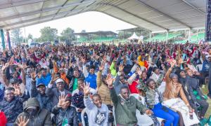 Beneficiaries present at the youth empowerment program