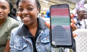 Beneficiary displays NYOTA confirmation message