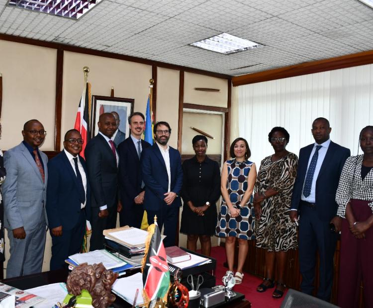 PS Co-op and MSME among other members from UNIDO and E4I Center Kenya.