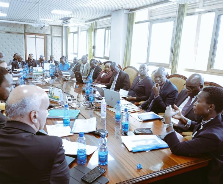 Delegetion from State departments of MSMEs development, Youth and Labor discussing NYOTA project  