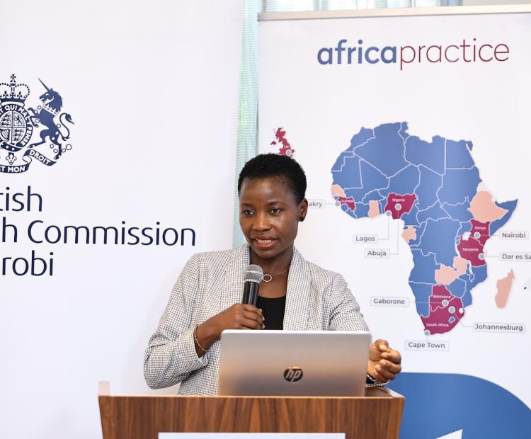 PS delivering a speech during the launch of the digital toolkit market access